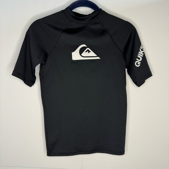 Quicksilver Boy’sSurf Tee size m-12 black collor - Picture 3 of 8